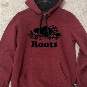 Roots Unisex Burgundy Hoodie
